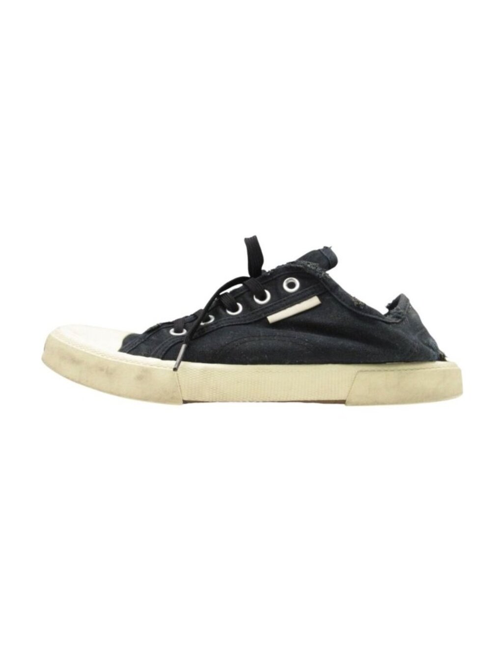 Balenciaga Sneakers Low Cut Shoes Canvas Black